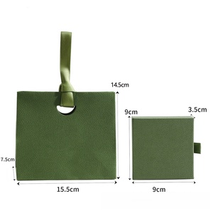 Elegante Scatola Quadrata Goffrata Moderna per Gioielli, Confezione Regalo di Lusso Personalizzata per Gioielli, Cosmetici e Ricordi - Product Image 2