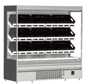 Réfrigérateur de présentation pour fruits et légumes avec pulvérisation d'eau, maintien au frais, équipement de réfrigération commercial - Product Image 5