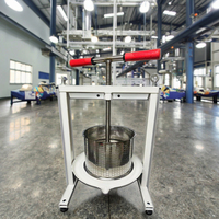 XH BC-9 9L Commerciële SS304 RVS spiraalvormige multifunctionele fruit- en groentepers met kruisbalk, eenvoudig te bedienen