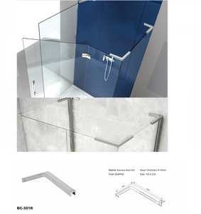 Panel <span class=keywords><strong>de</strong></span> vidrio para baño y accesorios <span class=keywords><strong>de</strong></span> conexión <span class=keywords><strong>de</strong></span> pared Soporte <span class=keywords><strong>de</strong></span> pared para baño Accesorios <span class=keywords><strong>de</strong></span> pantalla <span class=keywords><strong>de</strong></span> <span class=keywords><strong>Ducha</strong></span> - Product Image 2
