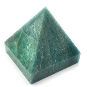 Commercio all'ingrosso Amazonite Naturale di Cristallo di Quarzo Piramide di Cristallo di Energia Positiva Piramide