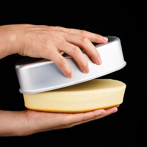 Aluminum Alloy Cheesecake Mold Oval Non-stick Baking Pan Springform Home Baking <b>Tool</b> - Product Image 1