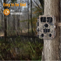 Caméra de surveillance de la faune BSTCAM 4K 48MP WiFi avec contrôle par application, étanche IP66, portée IR 20m, détection de mouvement en extérieur