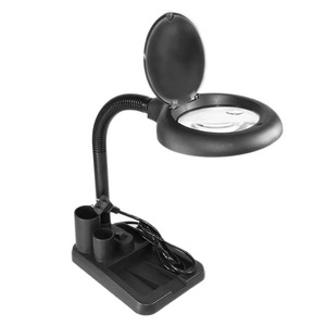 Mobiele Telefoon Elektronische Circuit Hulp Reparatie Vergrootglas 90Mm Bureaulamp Lezen Vergrootglas Met 40 Stuks Led Verlichting