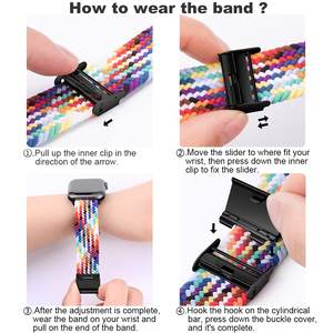 Плетеная Одиночная Петля 20 мм 22 мм для Amazfit GTS 4/2/2e/GTS2 Mini/GTR 4/2/2e/3/Pro 47 мм универсальный ремешок для часов Amazfit Bip ремешок - Product Image 6