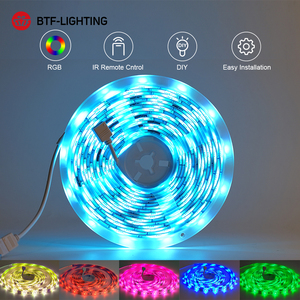 BTF-Chiếu Sáng 12V 5M 10M 15M <span class=keywords><strong>20M</strong></span> Đặt IP30 IP65 IR WiFi Điều Khiển 5050 RGB <span class=keywords><strong>LED</strong></span> <span class=keywords><strong>Strip</strong></span> <span class=keywords><strong>Light</strong></span> <span class=keywords><strong>Kit</strong></span> Đối Với Trang Trí Nội Thất - Product Image 5