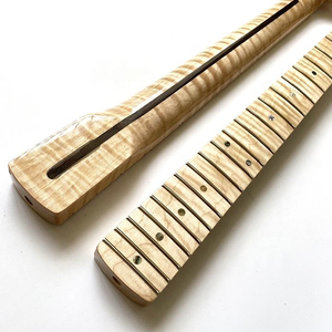 คอกีตาร์ 21 เฟรต รุ่น ST TL สำหรับเปลี่ยน คอไม้เมเปิลลายไฟ ขายส่ง ราคาพิเศษ - Product Image 2