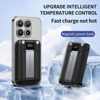 Mackertop Batterie externe portable Li-Polymère 10000mAh avec sortie sans fil Type-C, câble, écran LED, charge rapide PD22.5W, garantie 1 an