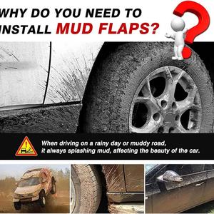 Juego de 4 Guardabarros para Ford KUGA II 2013-2019, Protectores Contra Salpicaduras, Accesorios Exteriores para Auto - Product Image 3