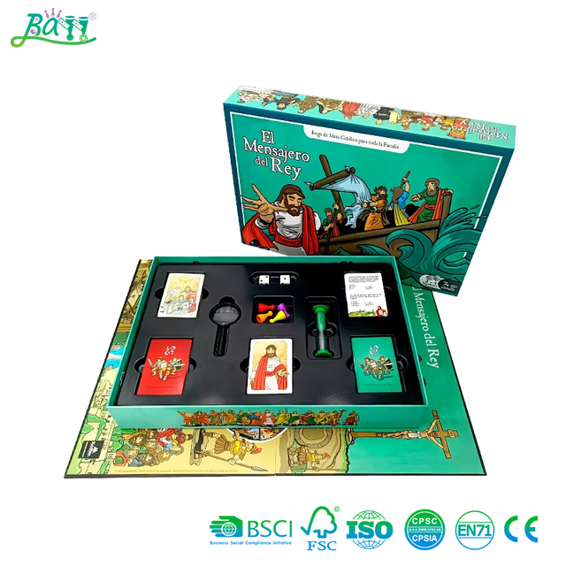 Premium Customized Plastic Board Game Set with Unique Artwork OEM Service for Bulk Orders