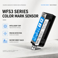 Capteur photoélectrique à fourche WFS3-40N415, type fente, pour détection d'étiquettes non transparentes, remplace la série WFS