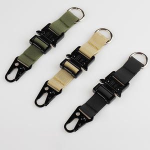 Moschettone Tattico Luger per Campeggio Outdoor, Catena MOLLE in Nylon, Portachiavi, Moschettone da Arrampicata, Gancio a Becco d'Aquila per <span class=keywords><strong>Caccia</strong></span> - Product Image 5