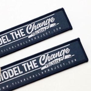 <b>Custom</b> Printed Motivational Jet Tag <b>Keychain</b> for Nonprofit and Community Outreach Favors - Product Image 3