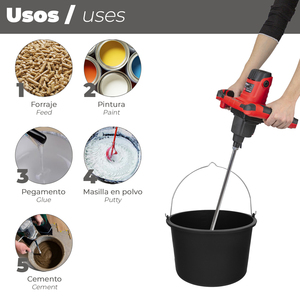 Frullatore Elettrico 1400 Watt 6 Velocità con Variatore di Potenza - Product Image 6