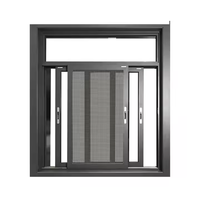 Luxseal Hersteller Alaminuim Schiebefenster Günstige Fenster doppelt verglaste Aluminium Badezimmer fenster Designs Große Glasfenster