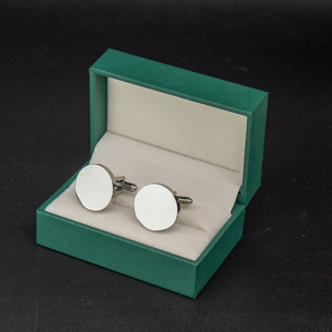Fabricant Fournisseur – Ensemble de boutons de manchette en acier inoxydable personnalisables avec logo vierge pour hommes, pinces à cravate et boutons de manchette en métal de forme personnalisée - Product Image 3