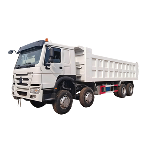 Truk sampah bertenaga kuda 8x4 375 mesin Weichai Euro <span class=keywords><strong>2</strong></span> emisi bahan bakar Diesel 6x4 roda kemudi HW19710 transmisi tangan kiri - Product Image 2