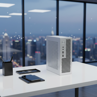 Boîtier d'ordinateur Mini ITX 1U de haute qualité, haute efficacité, prend en charge l'alimentation 1U et la carte mère Mini ITX