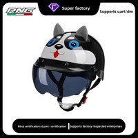 [Personnalisé] Casque de moto et de véhicule électrique pour adultes - Design mignon et personnalisé, protection solaire