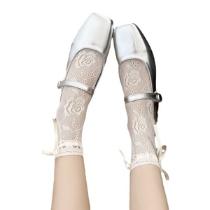 Lace Socks Women Ultra Thin 0D Solid Color Breathable Mary Jane Short Socks For Summer Youth - Product Image 5