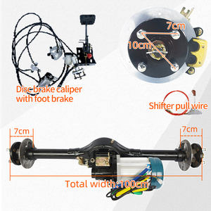 <span class=keywords><strong>Motor</strong></span> Listrik DC 100cm 3000W, Kit <span class=keywords><strong>Motor</strong></span> Mobil Listrik, Kit Diferensial untuk Sepeda <span class=keywords><strong>Motor</strong></span> Listrik Roda Tiga - Product Image 2