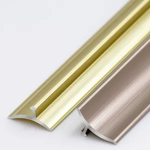 Aluminiumlegierung Sockellinie für Heimwerker 6063 eloxiertes Aluminiumprofil dekorative Linien