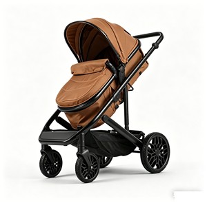 Cochecito de Bebé Plegable 3 en 1 de Aleación de Aluminio de Alta Calidad, Convertible en Silla de Paseo con Cesta para Dormir y Asiento para Automóvil - Product Image 1