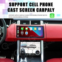 Navegador GPS para Auto de 12.3 Pulgadas para Land Rover Range Rover Sport L494 2013-2016, Panel Táctil AC, Reproductor Multimedia DVD