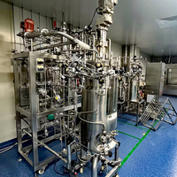 Fermenteur en acier inoxydable, fermenteur de laboratoire, bioréacteur, prix, bioréacteur pilote, réservoir de mélange, 150L, bioréacteur d'algues vivantes