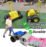 Machine à enrouler industrielle robuste certifiée CE 600 kg pour gonflables d'extérieur pour adultes, idéale pour les entreprises de location