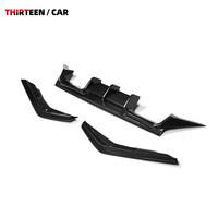 Diffuseur arrière en fibre de carbone véritable style CT G87 pour BMW G87 M2 2023+ – Spoiler et séparateur inférieur – Pièces automobiles