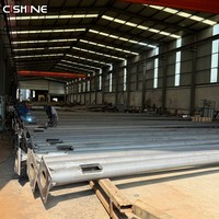 Poste de Luz LED Galvanizado para Carreteras de 20, 35 y 40 Pies, Soporte Octogonal para Farolas, Precios de Postes de Lámparas Solares para Exteriores