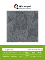 Hochwertiger Gewebter Nylon-Büroteppich Kommerzieller Quadratischer Bodenteppich Verdickter Großflächiger Vollflächiger B1-Klasse Teppich