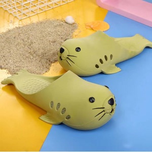 Estate donne e uomini coppia pantofole nuovo modello creativo leone marino casa fuori per indossare pantofole <span class=keywords><strong>da</strong></span> spiaggia zapatillas - Product Image 3