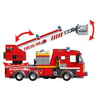 Zhegao City Fire Fight Truck Jouet Blocs de Construction Modèle Échelle de Feu Camion 60107 Ensembles de Briques
