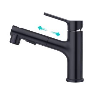 Grifo Mezclador Extraíble para Lavabo de Baño, Negro Mate, con Certificación CUPC, Venta Caliente de Fábrica - Product Image 3
