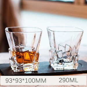 Logotipo personalizado grabado de vidrio de whisky giro especial whisky 293ml Saft elegante vasos de cristal - Product Image 4