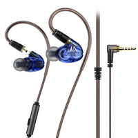 Headphone Lafitear LT1 Double Dynamic HIFI Stereo Surround Sound Peredam Kebisingan Bass Musik Earbuds Headset Olahraga