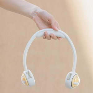 New Trending Wholesale <b>USB</b> 1800mAh Rechargeable Bladeless <b>Fan</b> <b>Mini</b> Lazy Hanging NeckFan - Product Image 4