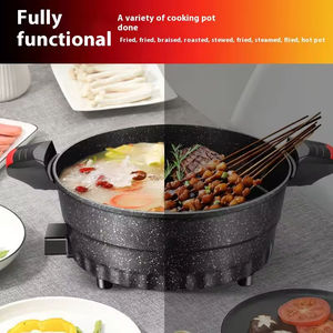 Olla Eléctrica a Presión Redonda de 32 cm, 1350 W, Extra Grande, Sin Humo, Antiadherente, para el Hogar - Product Image 6