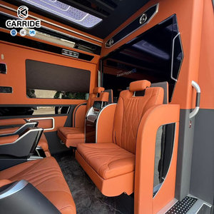 CARRIDE <span class=keywords><strong>Sprinter</strong></span> Modello 2 Van Lusso Arancione Cognac Interni Metallici Sistema di Intrattenimento Portatile Kit Interni con Soffitto Starlight - Product Image 3