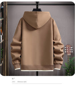 <span class=keywords><strong>Sweat</strong></span> à capuche brodé de style chinois, tendance automne-hiver, pull à deux couches pour adolescents - Product Image 4