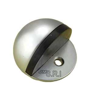 Fermaporta a Molla in Acciaio Inox e Lega di Zinco - Resistente Fermacancello per Porte Scorrevoli in Vetro con Design Moderno per Uso Alberghiero - Product Image 5