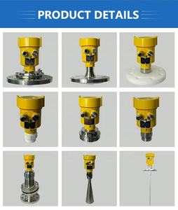 80GHz fabrika radar seviyesi verici temassız su deposu seviyesi Alarm sensörü çimento silosu radar seviyesi ölçer metre verici - Product Image 4