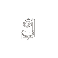 Projecteur LED extérieur étanche IP65 24W en aluminium moulé sous pression