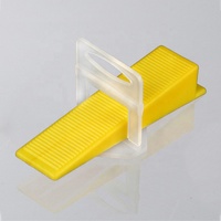 Vente directe d'usine : Cales en plastique 1mm 1.5mm 2mm 3mm pour système de nivellement de carrelage, clips de carrelage, outil de pose de carrelage