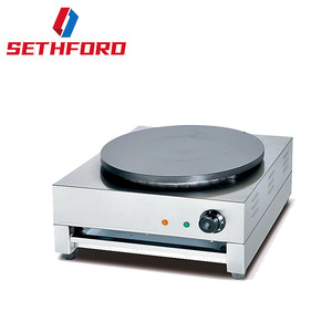 Machine à crêpes électrique <span class=keywords><strong>en</strong></span> fonte antiadhésive, plaque unique industrielle 40CM, crêpière commerciale <span class=keywords><strong>en</strong></span> <span class=keywords><strong>solde</strong></span> - Product Image 1