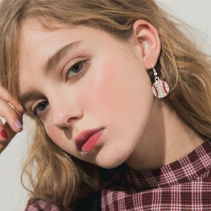 SC mode Design <span class=keywords><strong>basket</strong></span>-ball boucles d'oreilles Sport thème <span class=keywords><strong>luxe</strong></span> cristal strass volley-ball Football boucles d'oreilles pour les femmes 2023 - Product Image 2