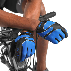 Boton Cycling <b>Gloves</b> Long Finger <b>Touchscreen</b> Compatible Bicycle <b>Gloves</b> Unisex Adult Blue - Product Image 1