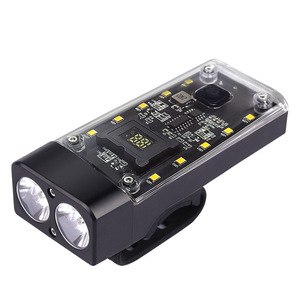 <b>Bicycle</b> Front <b>Light</b> LED USB Rechargeable IPX4 4 Modes Cycling Night Ride Lamp - Product Image 1